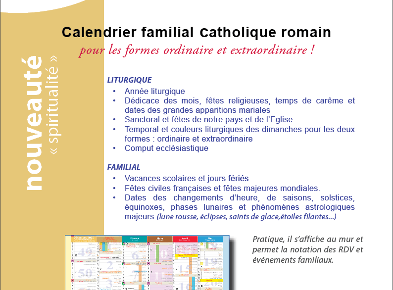  Grand Calendrier 2027