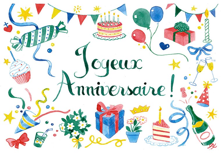 Carte Postale Joyeux Anniversaire