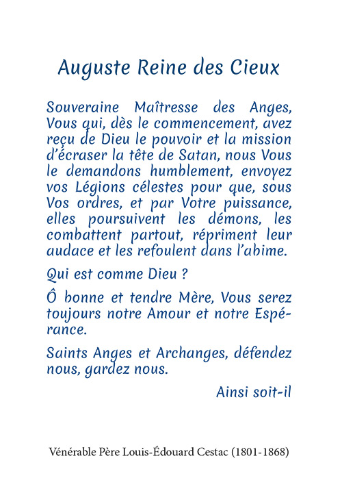 Image souple Vierge de l'Apocalypse